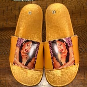 Stylish yellow Slide Sandals